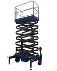 12 Meters High Mobile Scissor Lift Work Platform 500Kg Loading Capacity Long Work Times