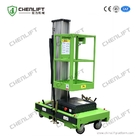 Yellow Single Mast Aerial Platform Lift 8m And Loading 130Kg Long Life Time