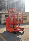 Self-propelled Aerial Work Platform Safety Vertical Lift Table With 2 Masts 7.5 Meters
