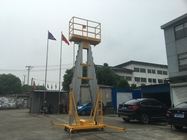 14m Double Mast Aerial Work Platform , Durable Awp Equipment 150Kg Loading