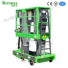 6m Platform Height Mobile Vertical Lifting Platform With Double Mast
