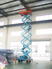 Vertical Electric Telescopic Hydraulic Scissor Lifts for Theatre , Hospital , Library