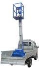 125Kg and 9 Meters Platform Height Aluminum Aerial Work Platform Single Mast