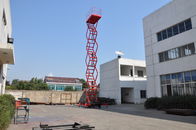 CE Manual Pushing Mobile Scissor Lift For Working At Height 9 Meters