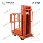 10FT Semi Electric Order Picker Warehouse Lifting Equipment High Efficiency