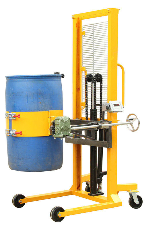 Drum Lifting Trolley Rotating Forklift Drum Lifter With Electronic Balance