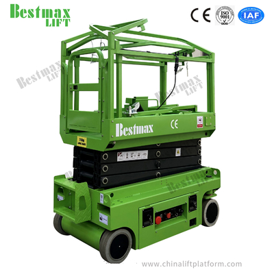 Long Time Mx390s Electric Mini Scissor Lift With Hydraulic Turning Wheels