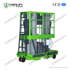 Double Mast Towing Hydraulic Lift Platform 10 Meters