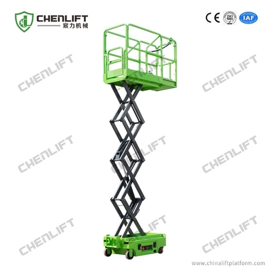 3m 3.9m DC Powered Mini Scissor Lift , Small Electric Scissor Lifts CE