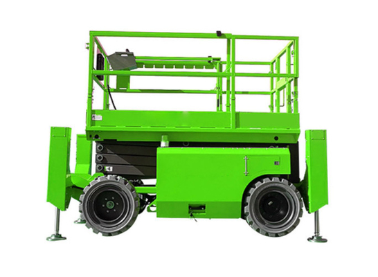 220V Mobile Electric Scissor Lift Self Propelled Hydraulic Platform Table