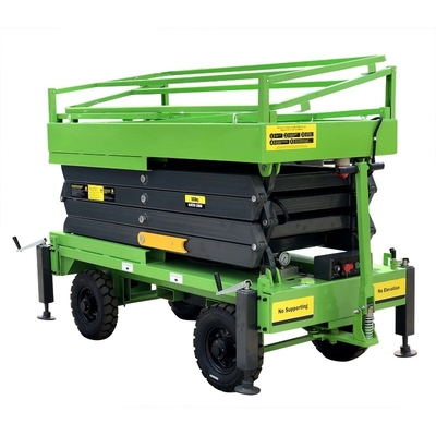 12M Mobile Scissor Lift With Pulling Device