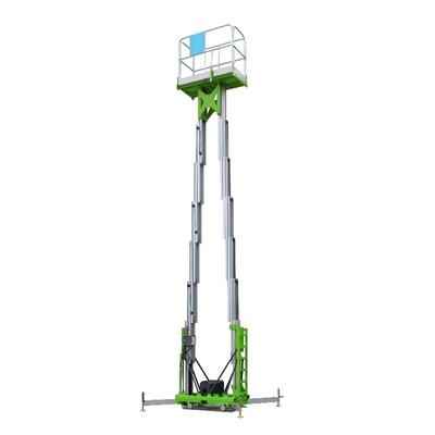Double Mast Mobile Vertical Lift Aerial Work Platform With CE Approved MT Series