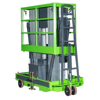 Double Mast Mobile Vertical Lifting Platform Aerial Work Platform