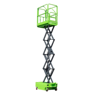 MK390 3.9m 240kg Load Capacity Scissor Work Platform Mini Type With DC Power
