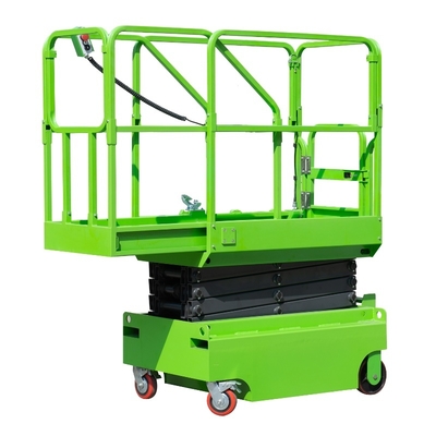 MK390 3.9m 240kg Load Capacity Scissor Work Platform Mini Type With DC Power