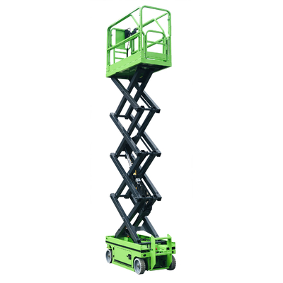 5.9m Work Height 240kg Load Mini Electrical Self Propelled Scissor Lift for Warehouse