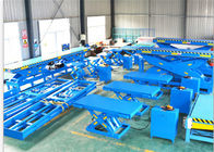 Blue Man Lifting Use Mobile Scissor Lift 4.5m Max Height Safe And Reliable