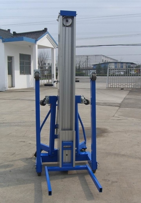 Portable Material Lift with manual winch