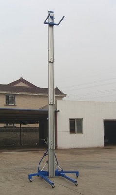 Portable Material Lift with manual winch