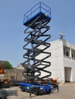 Manual Pushing Mobile Scissor Lift 14 Meters Aerial Work Platform