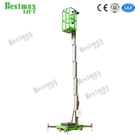 Mobile Single Mast Electric Vertical Lift 10m Platform Height 130kg Load Capacity