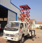 6 Meters 500KG Loading Capacity Industrial Hydraulic Lifting Truck Mounted Scissor Lift