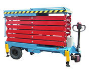 14M Mobile Hydraulic Scissor Lift with Motorized Device Loading Capacity at 450Kg