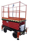 300Kg Loading Capacity Hydraulic Mobile Scissor Lift with 6 Meters Platform Height