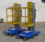 Single Mast Insulated Aerial Working Platform , Industrial 10 Mtrs with 125Kg or 150Kg Loading