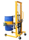 1600mm Lifting Height Vertical Drum Lifter , Oil Drum Lifter