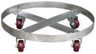 Stainless Steel Oil Drum Dolly Parallel Drum Carrier 400Kg Loading