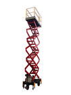 9M Mobile Scissor Lift for Work Shop , 500Kg Hydraulic Elevator Platform