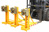 1080Kg Loading Capacity Forklift Drum Attachment , Purely Mechanical