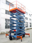 Portable Motorized Aerial Working Mobile Scissor Lift Platform 14 Meters Height