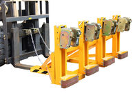 Four Drums Lifting Once Forklift Attachments Drum Handling for Library / Restaurant