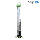 Triple Mast Aluminum Aerial Work Platform Vertical Lift For Working At Height 14m