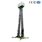 Triple Mast Aluminum Aerial Work Platform Vertical Lift For Working At Height 14m
