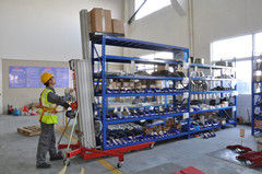 Portable Material Lift with manual winch