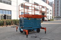 Electric Motorized Scissor Lift with 11m Platform Height for Shopping Mall