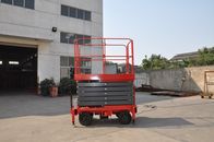 7.5 Meters Hydraulic Mobile Scissor Lift 500Kg Loading With Extension Platform