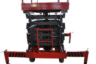 12M Platform Height Hydraulic Mobile Scissor Lift with 450kg Loading Capacity