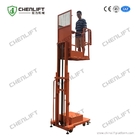 10FT Semi Electric Order Picker Warehouse Lifting Equipment High Efficiency