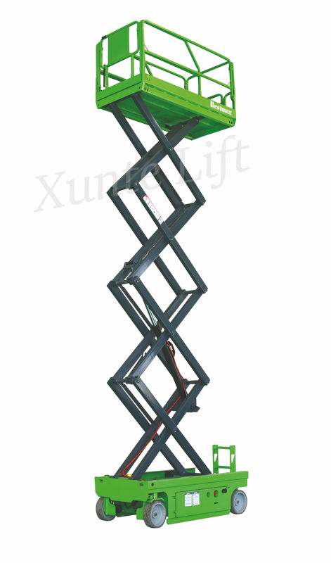 DC Motor Drive Self Propelled Platform Electric Aerial Work Platform Max 13.8m with CE Certificate