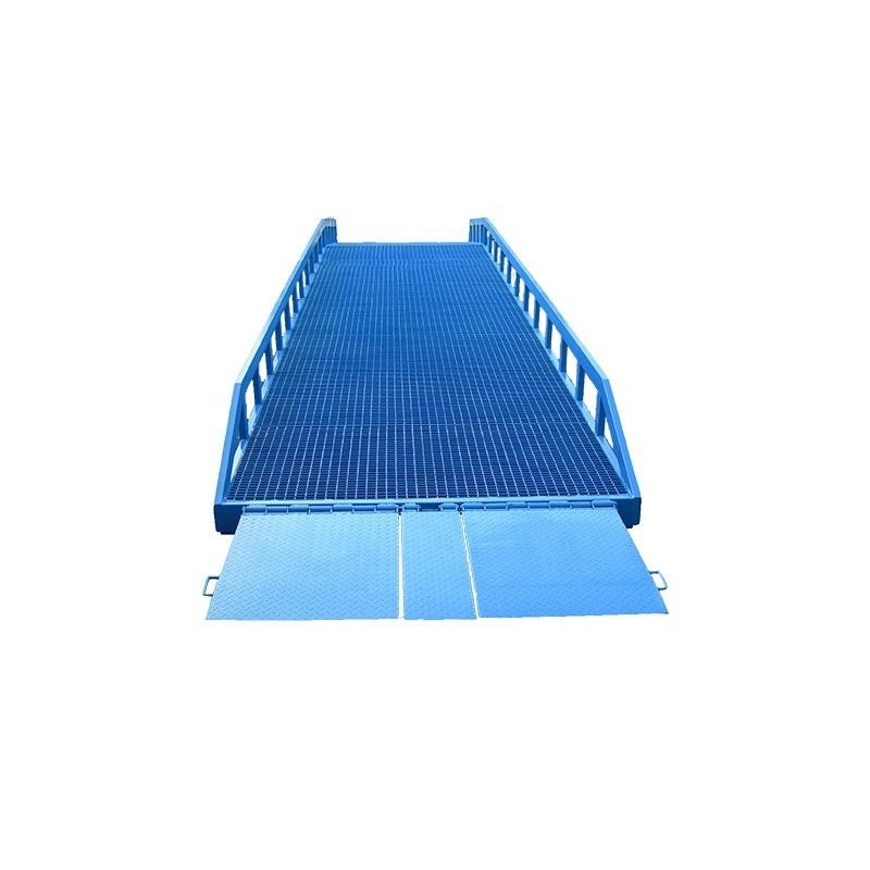 Customized Container Loading Platform , Warehouse Electric Hydraulic Dock Leveler Hydraulic Ramp For Truck