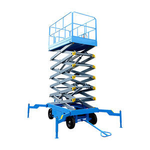 500kg Load Capacity 7.5m Height Semi Electric Mobile Lift
