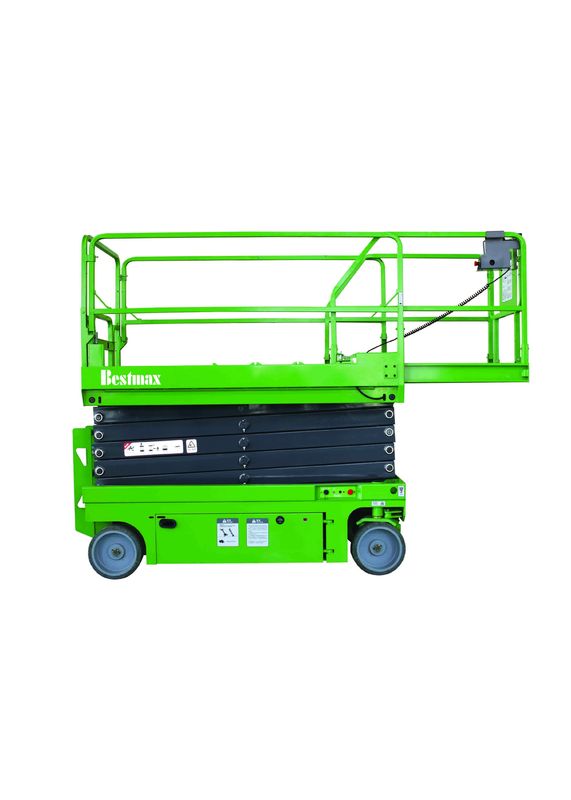 Working Height Max 12m Electric Self Propelled Vertical Lift Platform of 320kg Loading Capacity