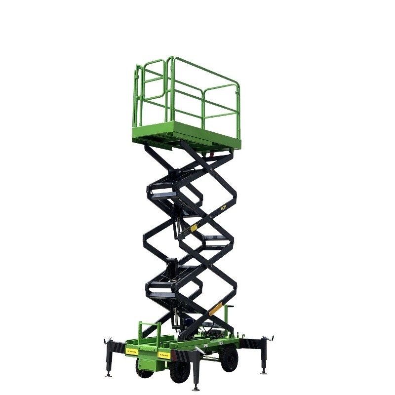 11 Meters Hydraulic Lift Platform Scissor Lifting Table For Aerial Work With Overload Safety Protection Device