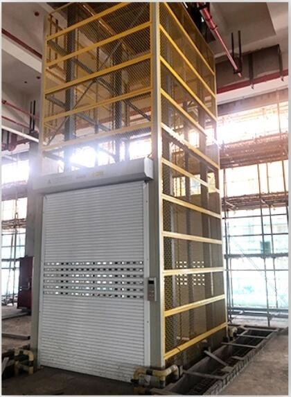 CE Certified 4kw Motor Power 3000kg Load Capacity 6m Lift Height Hydraulic Cargo Guide Rail Lifting Platform