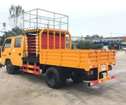 12m 300kg Movable Electric Truck Mounted Scissor Lift with Extension Platform for Work Shop