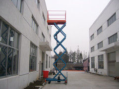 10m man stationary mobile scissor lift, portable fixed scissor lift platform